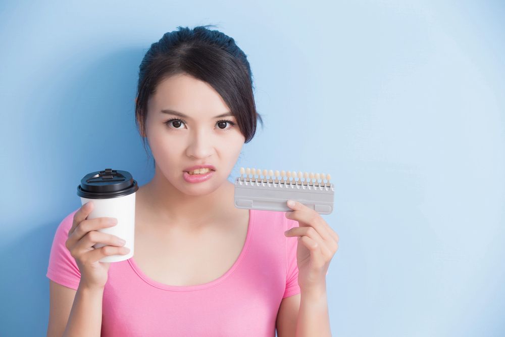 coffee stains teeth