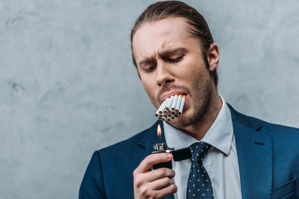 tobacco stains teeth